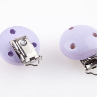 Clip violet parme