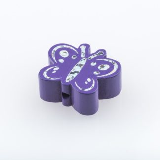 Farfalla viola / argento
