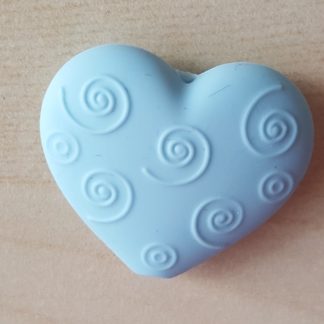 Cuore (tipo 03) blu chiaro