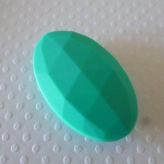 Perle ovale plate turquoise
