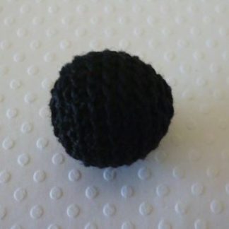 Perle au crochet noir